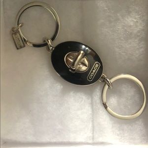New coach double keychain